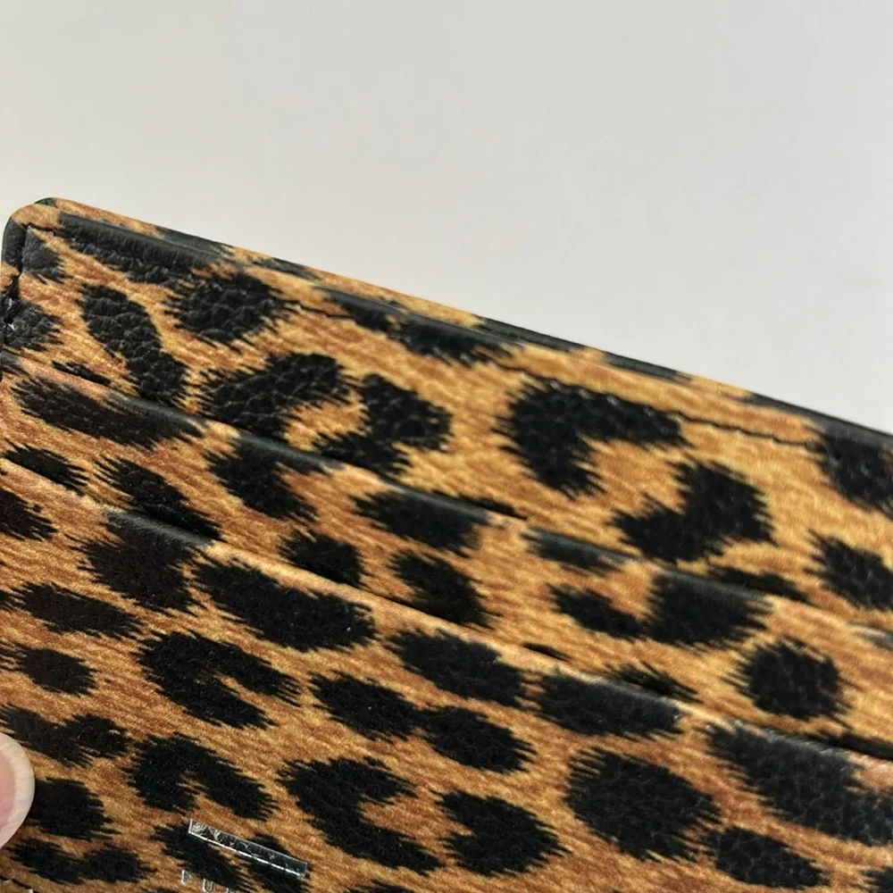Leopard Print Card Holder